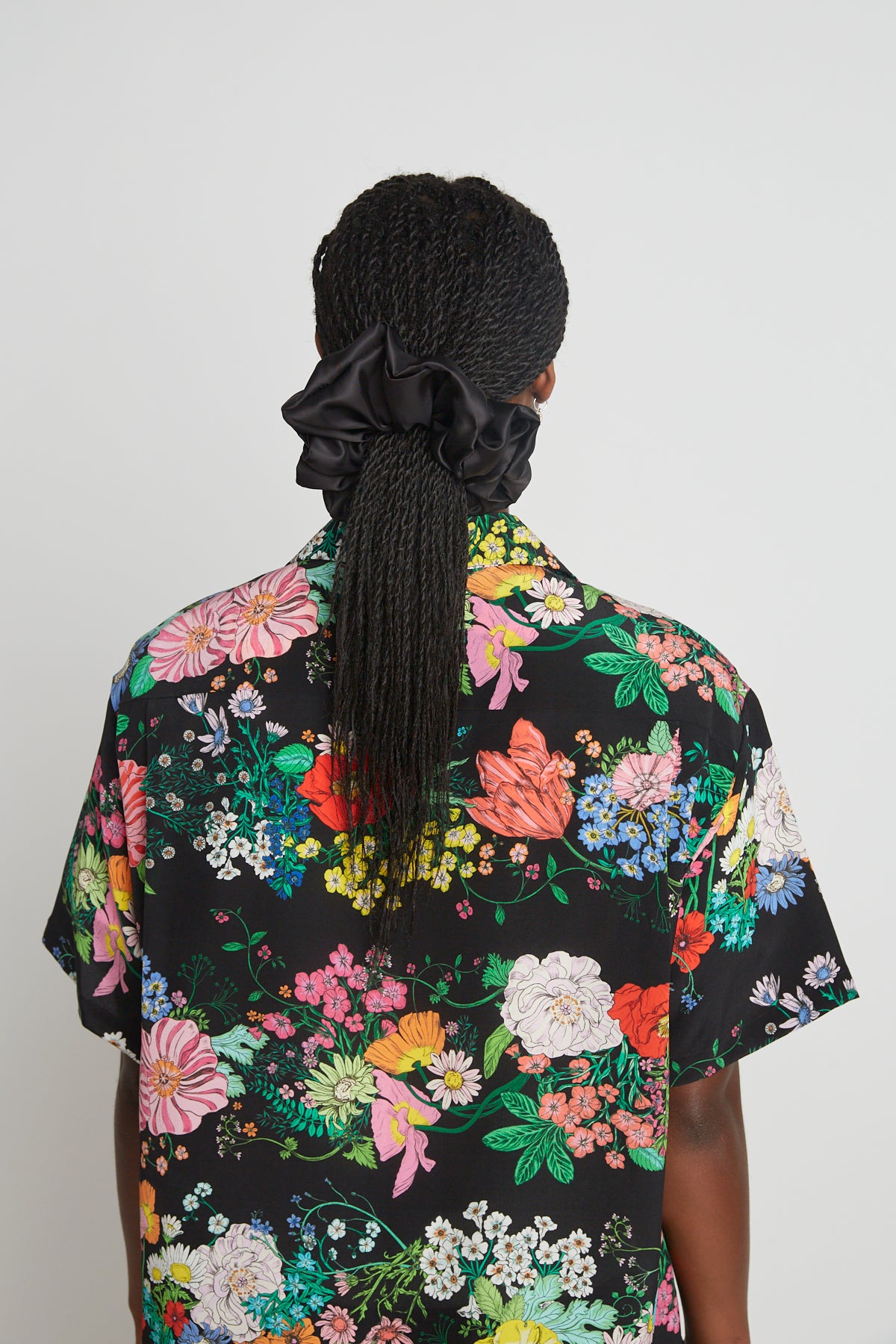 Joust flourishing scrunchie - Black